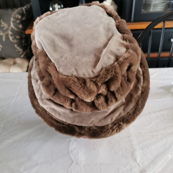 Vintage Headsup Suede Faux Fur Panama Hat - Picture 4 of 13